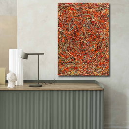 Wallity La Furia de Jackson Pollock - Lienzo 70x100 cm